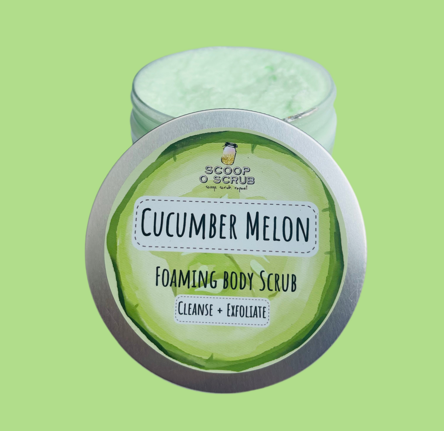 Cucumber Melon Foaming Body Scrub