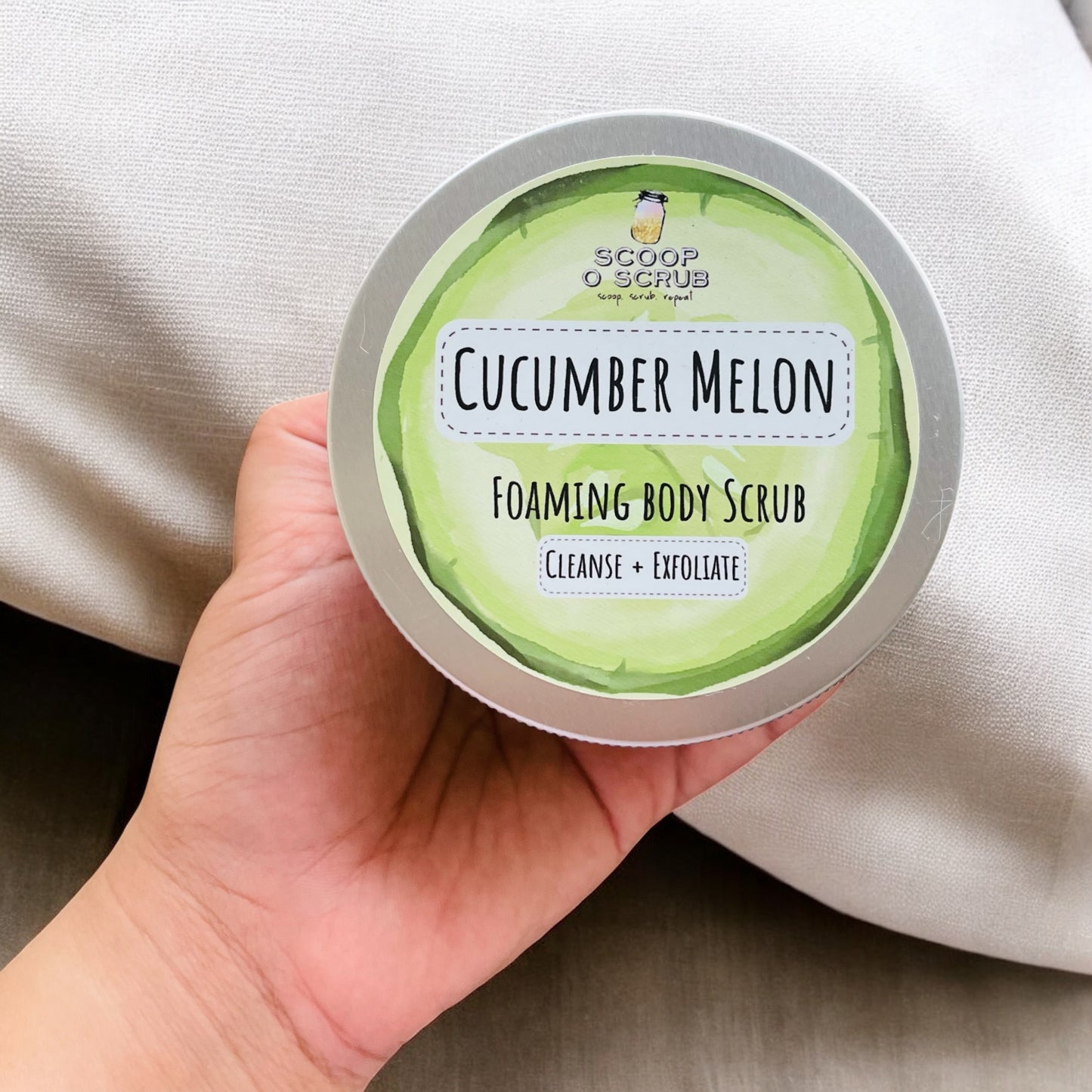 Cucumber Melon Foaming Body Scrub