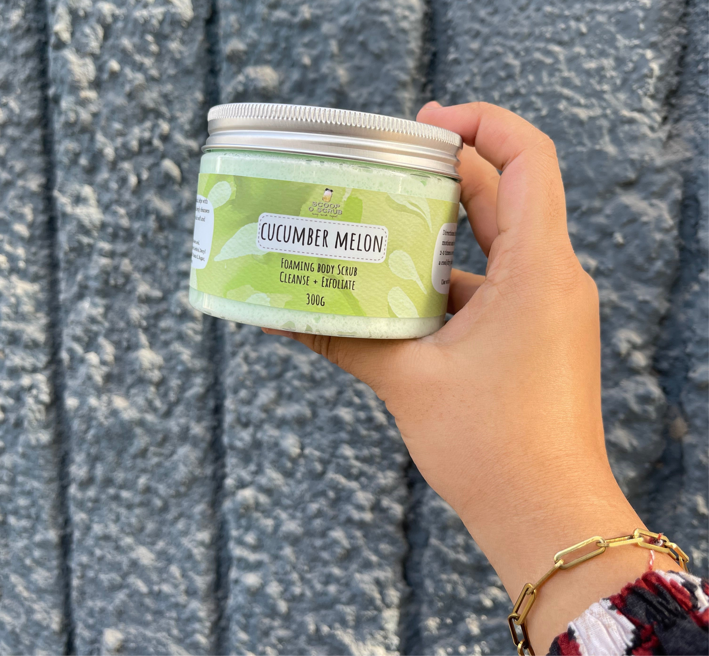 Cucumber Melon Foaming Body Scrub