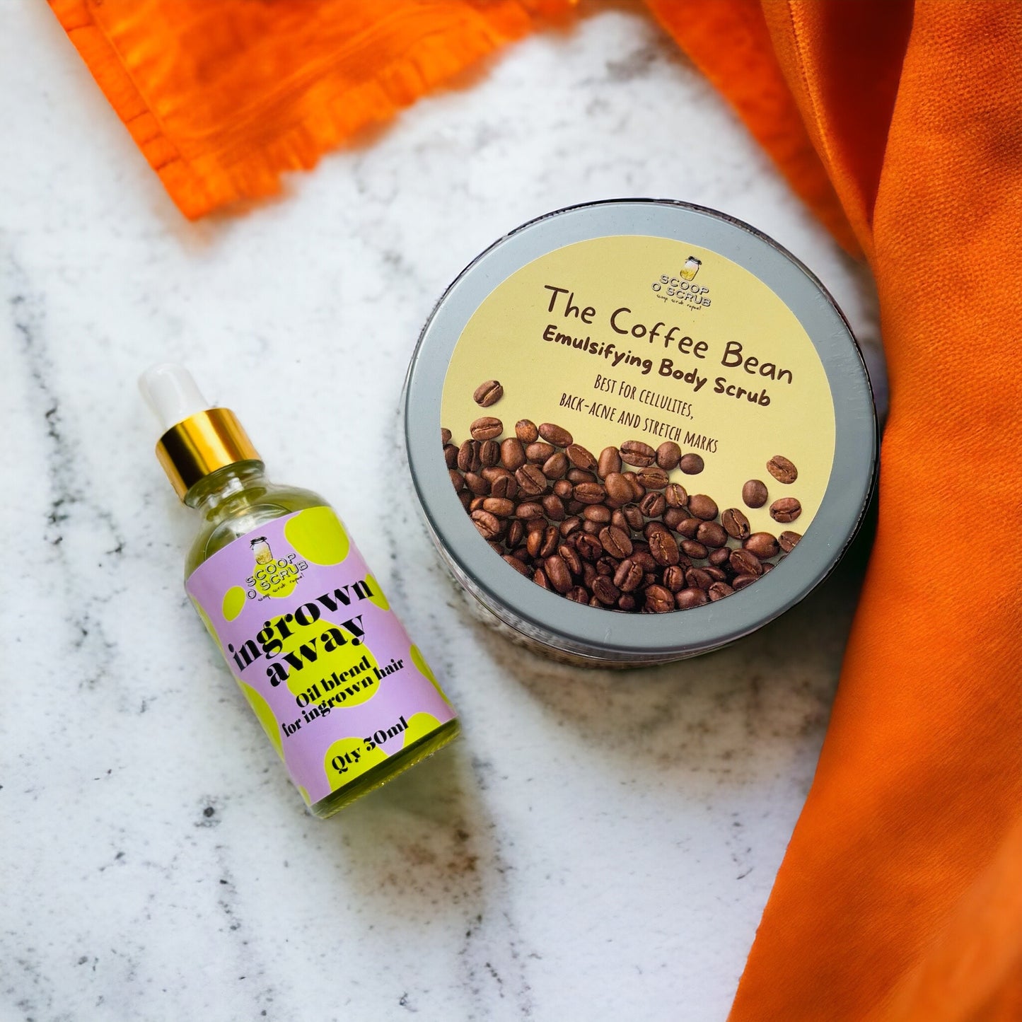 Best friends forever (ingrown away and coffee bean body scrub) - Scoop O Scrub