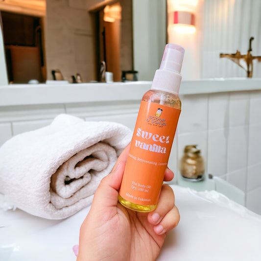 Sweet Vanilla Body Oil - Scoop O Scrub