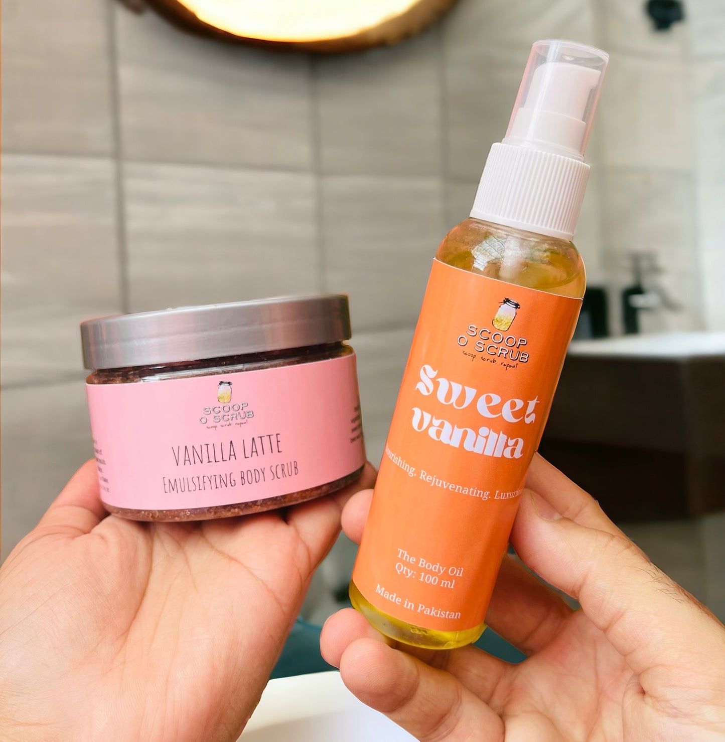 Vanilla duo - Scoop O Scrub