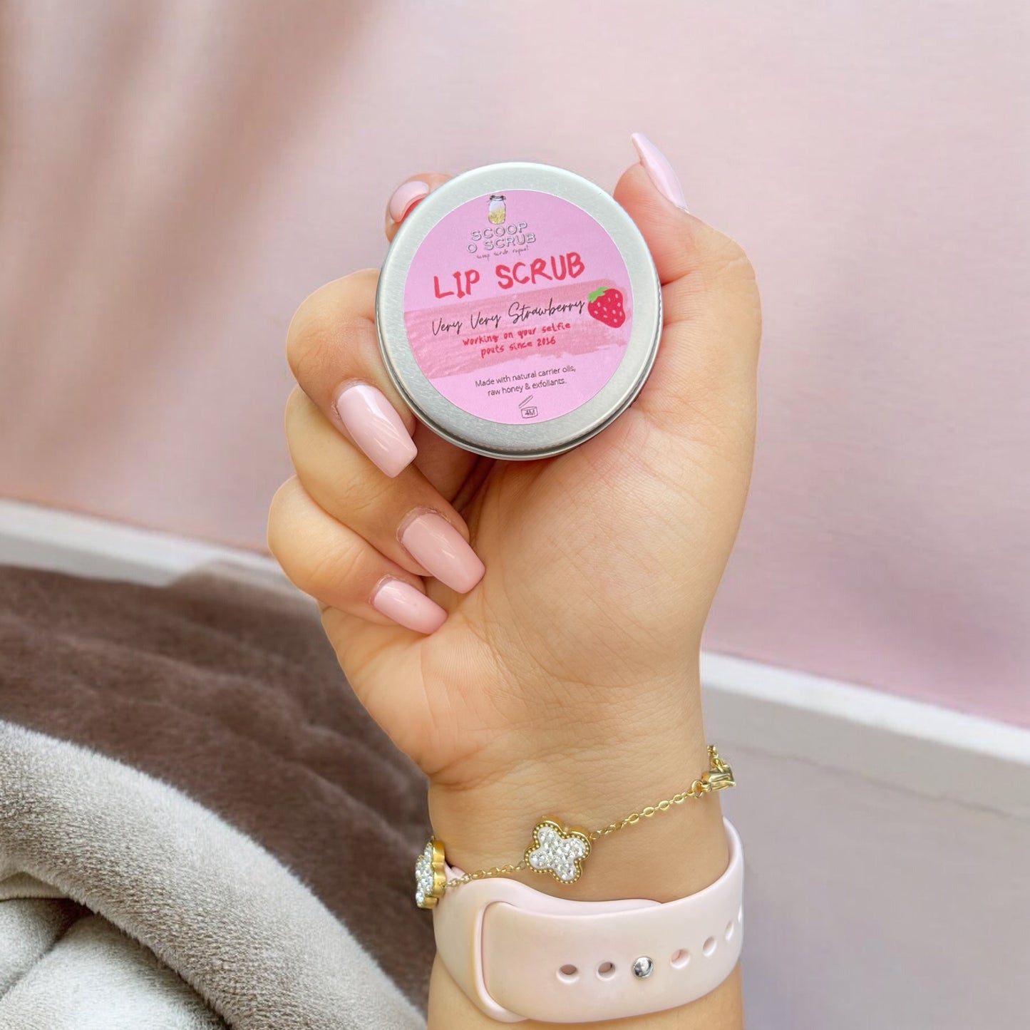 Very Very Strawberry - Lip Scrub - Scoop O Scrub