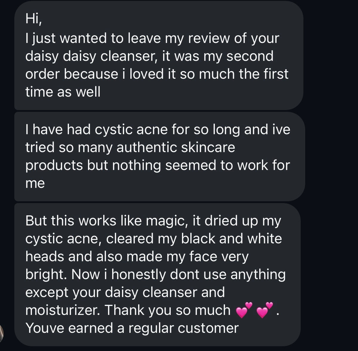 Customer review 1