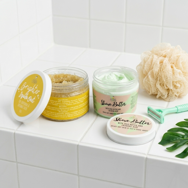 Brighter inside out & Aloe shave duo