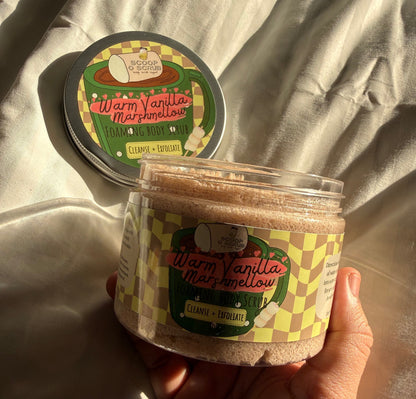 Warm Vanilla Marshmallow Foaming Body Scrub