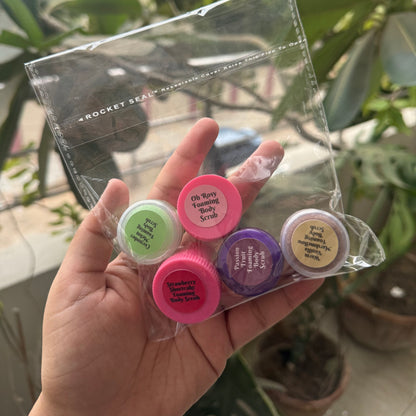 Sample set (foaming body scrubs)