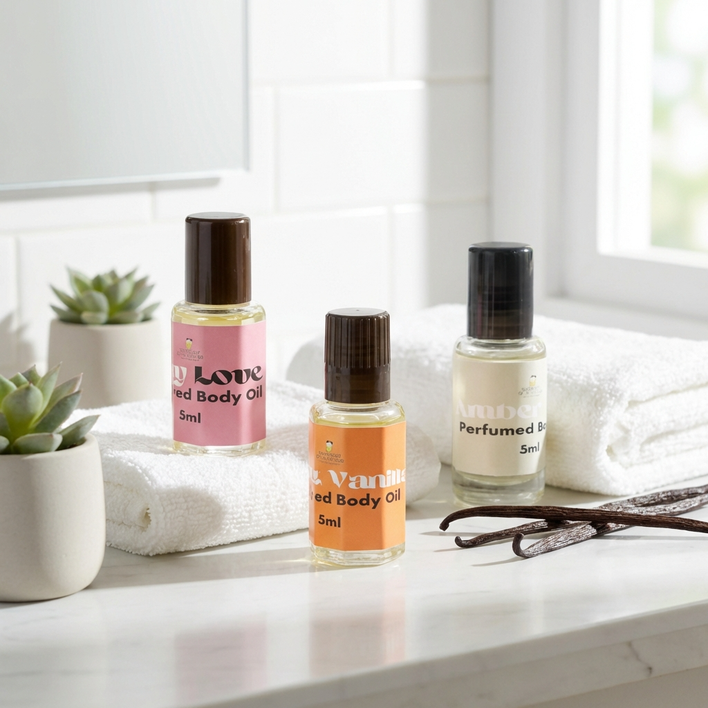 Mini body oil trio