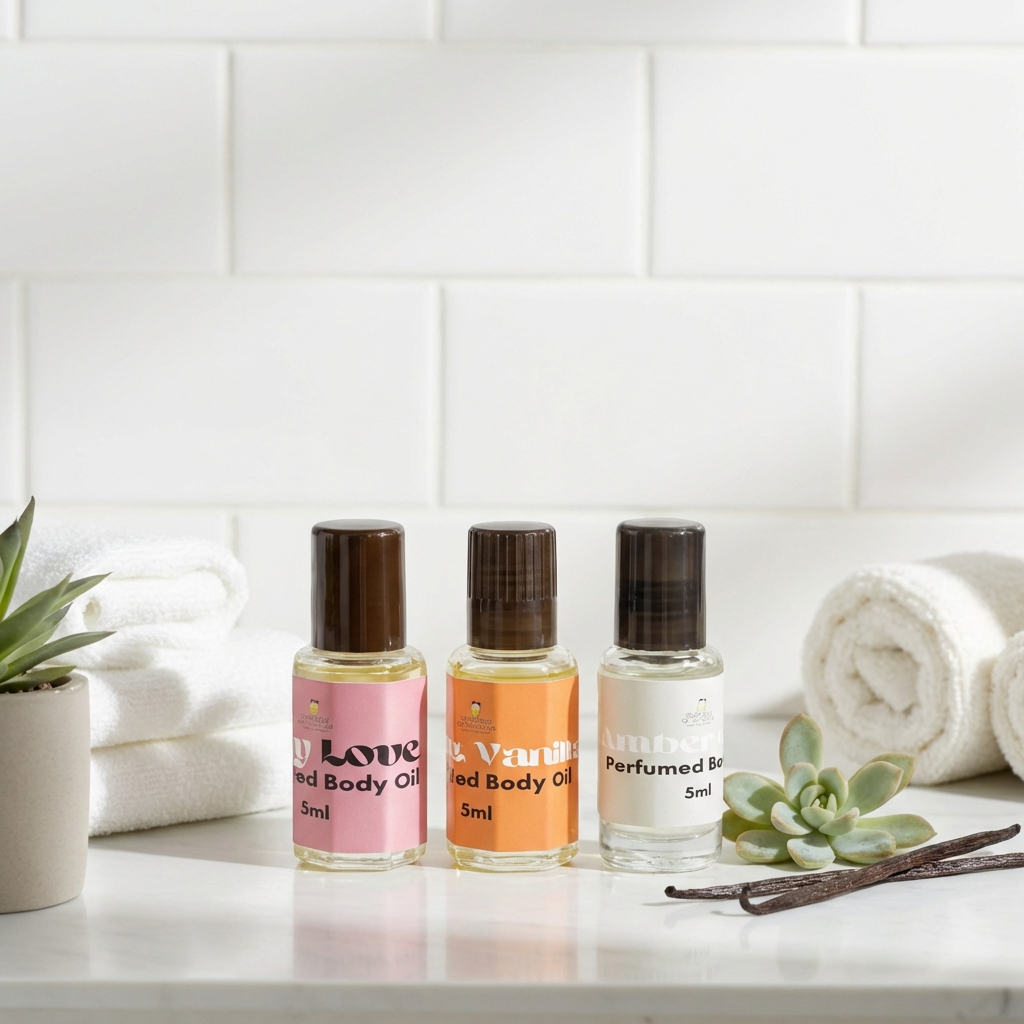 Mini body oil trio – Scoop O Scrub