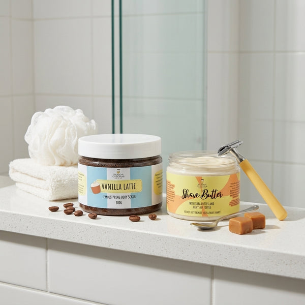 Vanilla latte & Hints of toffee shave duo (Pre order)