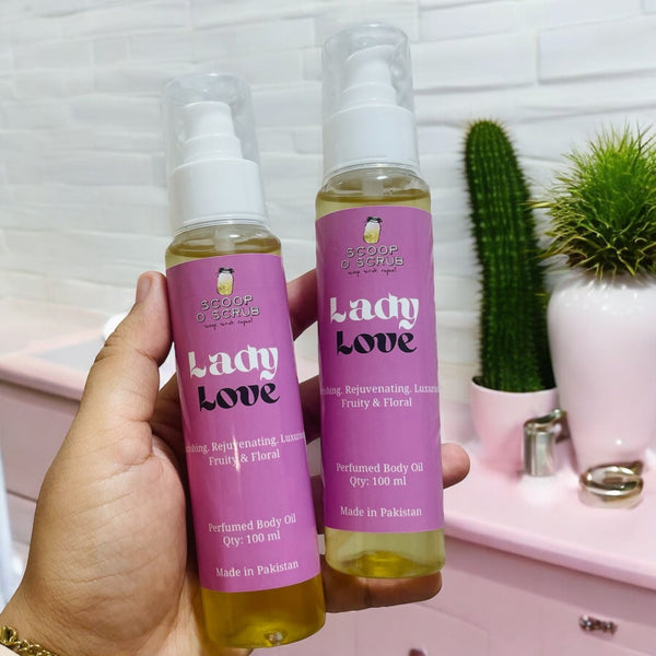 Lady Love - Perfumed Body Oil - Scoop O Scrub