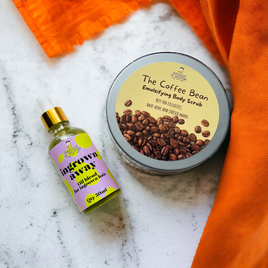 Best friends forever (ingrown away and coffee bean body scrub)
