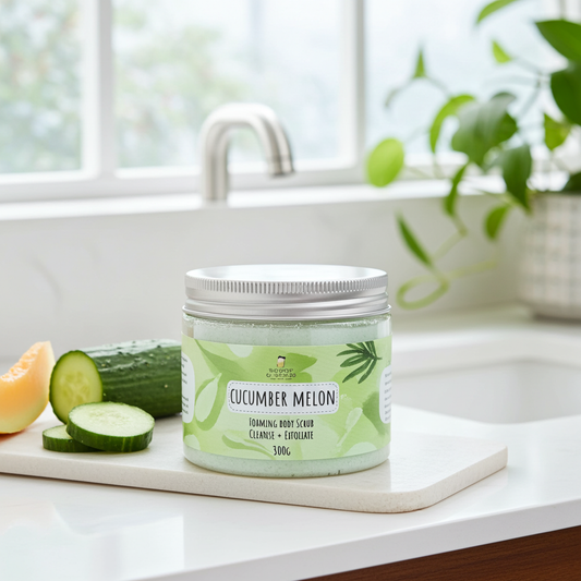 Cucumber Melon Foaming Body Scrub