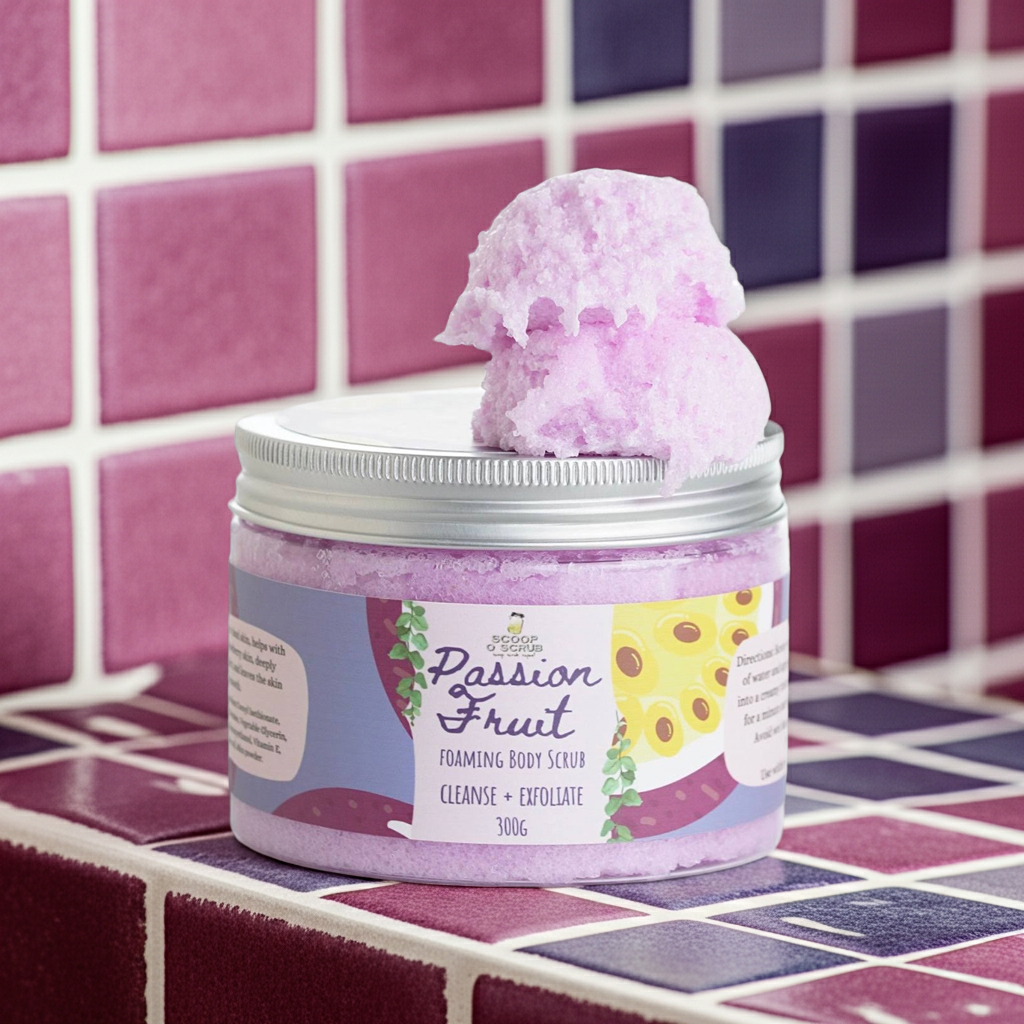 Passion Fruit Foaming Body Scrub