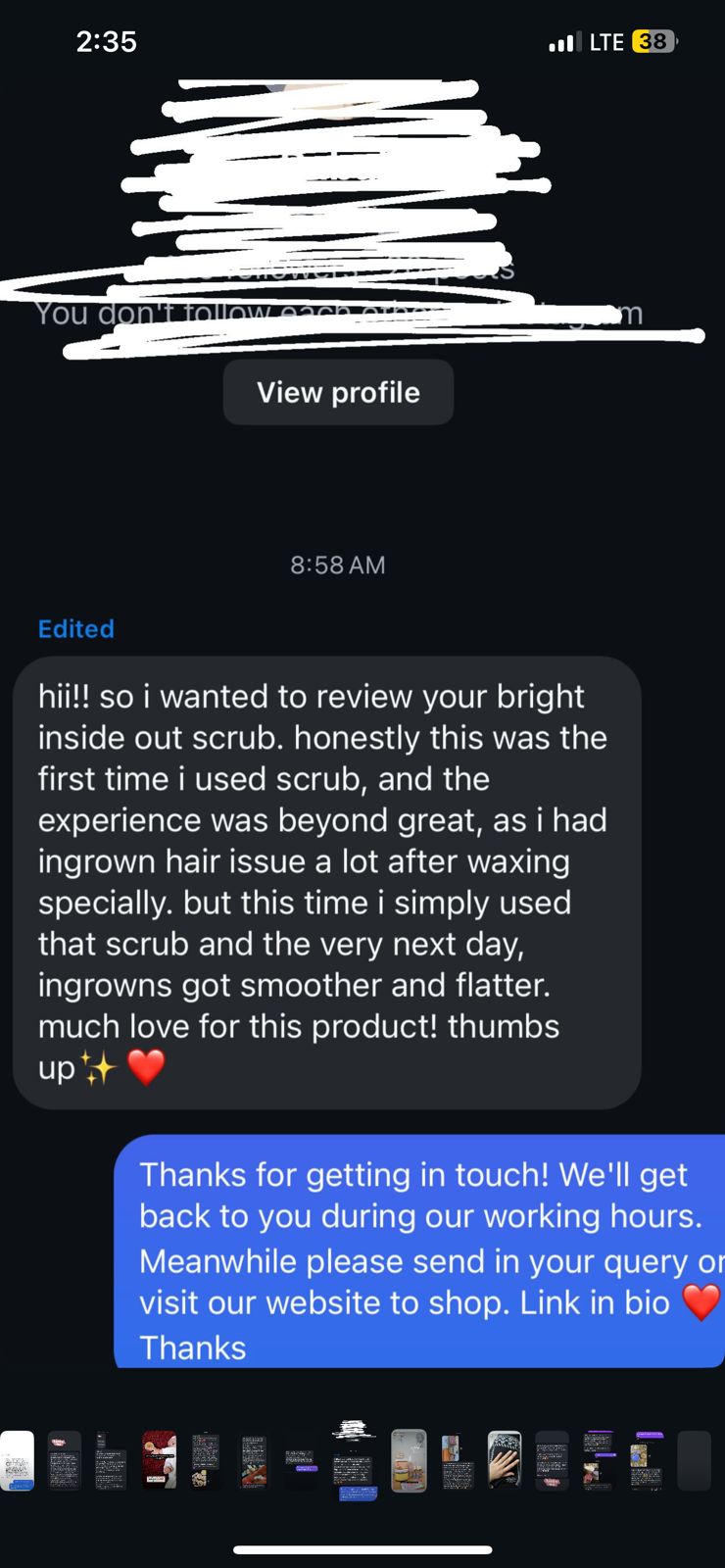 Customer review 5