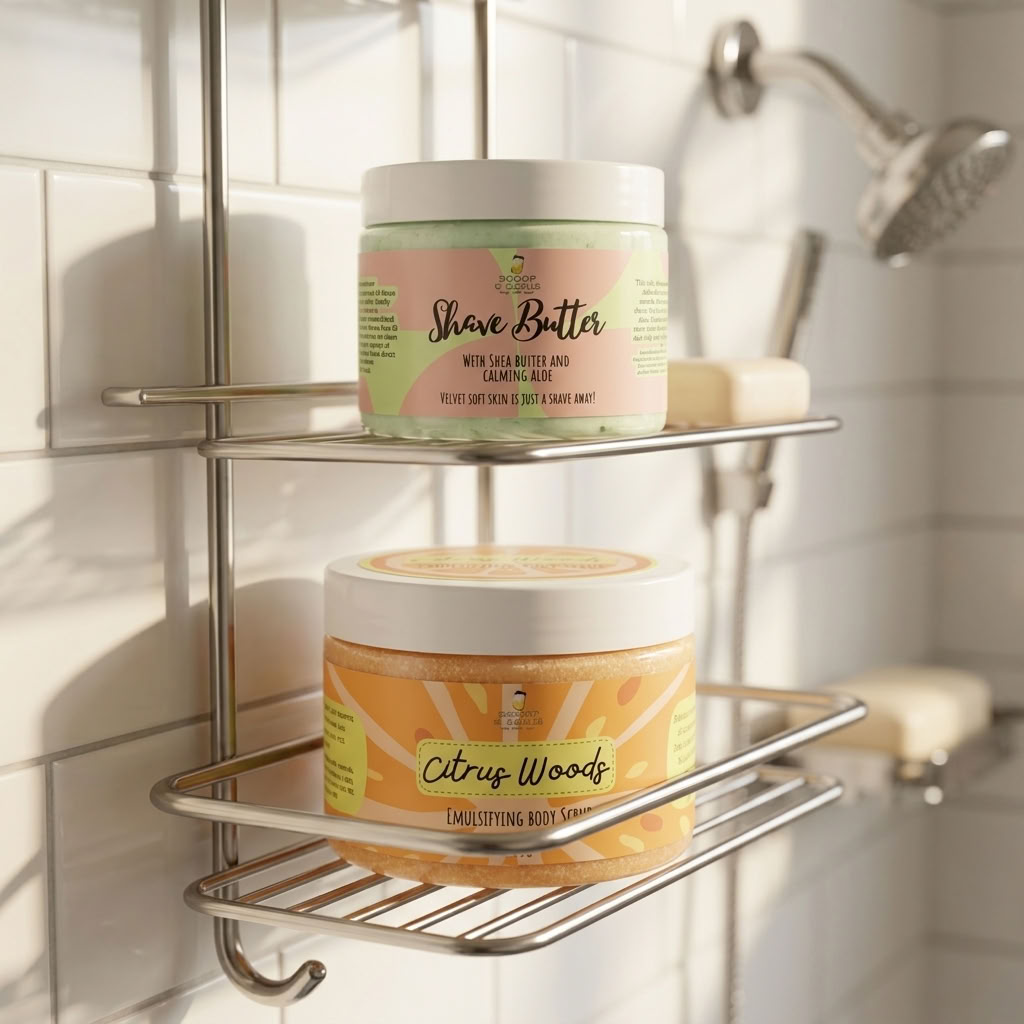 Citrus woods and Aloe shave duo