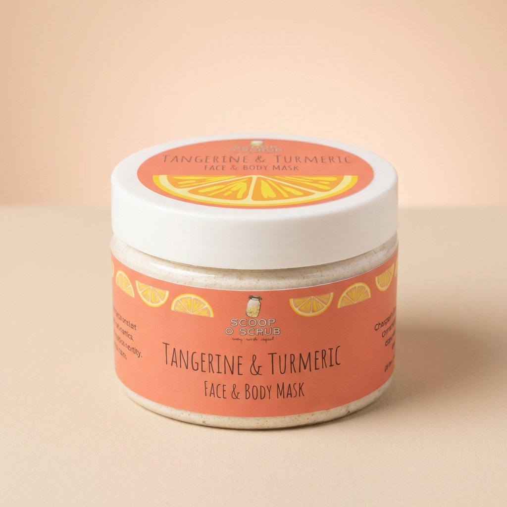 Tangerine & Turmeric - Face and body mask