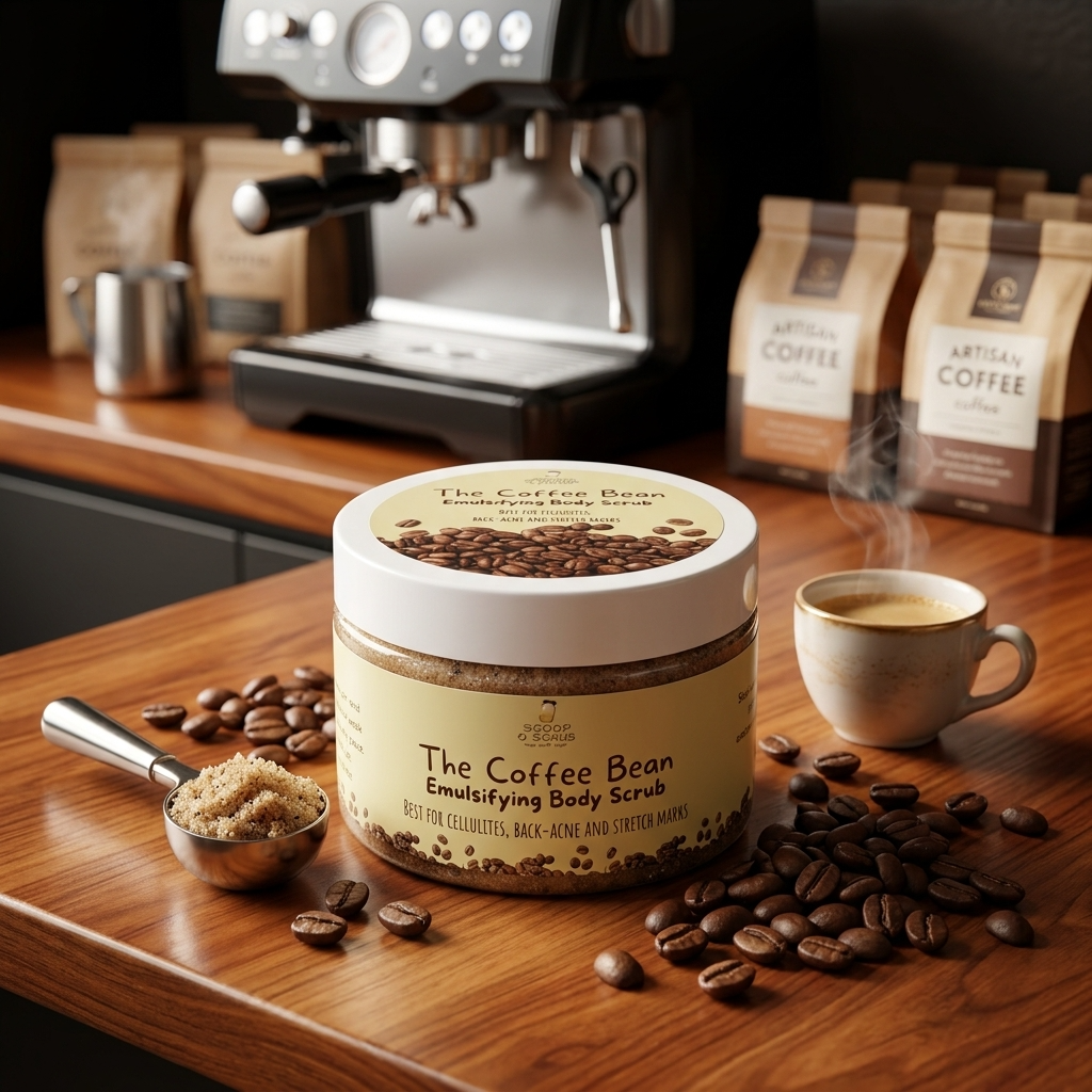 The Coffee Bean “emulsifying body scrub” For stretch marks and body acne