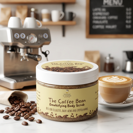 The Coffee Bean “emulsifying body scrub” For stretch marks and body acne