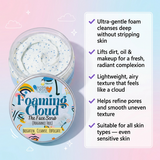 Foaming Cloud - The Face Scrub
