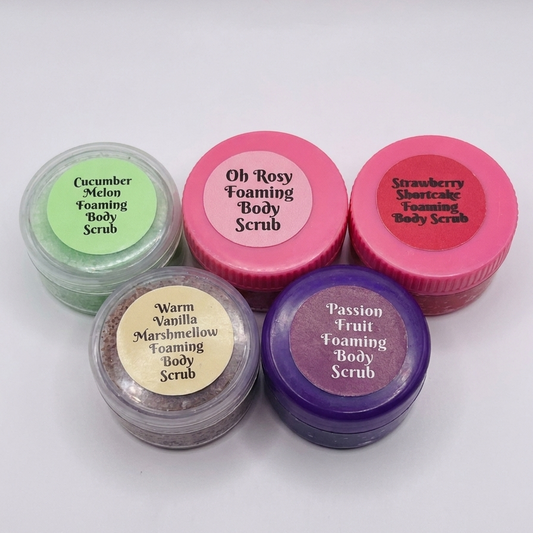 Sample set (foaming body scrubs)